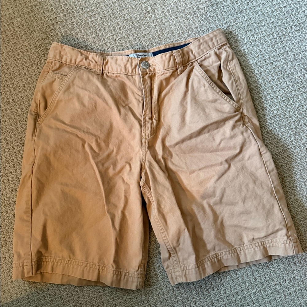 Men’s Disney Mickey Disneyland Parks Khaki Shorts 32